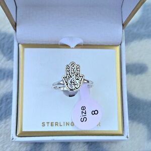 Annika Witt Sterling Silver🤍 Hamsa✋️ Ring💍 - NIB